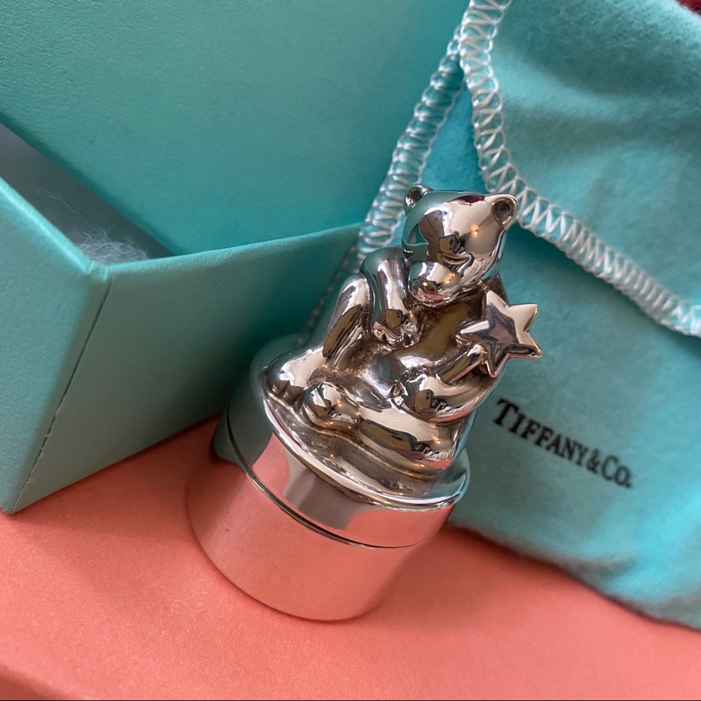 VTG RARE Tiffany & Co. Tooth Fairy Pill Box EUC
